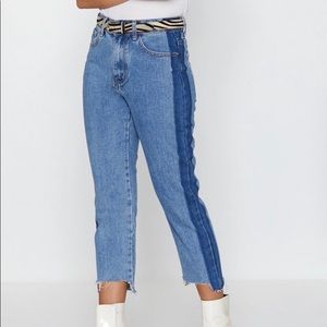 Nasty Gal Mom Jeans with tags still attached